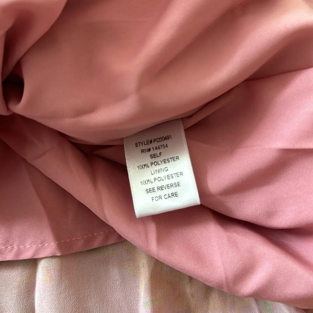 Pinkblush floral chiffon smocked top maxi dress nwot - Picture 8 of 8